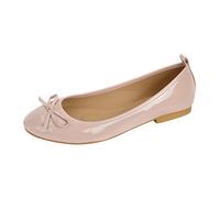 Slip on Trainers Women Breathable Besh Walking Shoes Casual Pointed Toe Ballet Dress Shoes Lightweight Low Wedge Flat Shoes Non Slip Extra Wide Fit Fashion Trainers Trainers Womens Size 6 (Pink, 6)