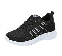 Slip on Walking Shoes for Women withArch Support Breathable Soft and Comfortable Sneakers Lightweight Fitness Trainers Soft Sole Rode Running Orthopedic Shoes (Black, 5)