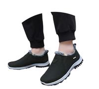 Slip-on Winter Boots with Insulation Fleece Lining for Outdoor Adventures as well as Everyday Walks in Cold Season, black, 10 UK