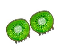 Slip Proof Hair Clips Acrylic Half Up Accessories with Fruit Theme for Sports Travel Daily Use Decorative Grip