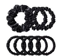 Slip Pure Silk Assorted Scrunchies Mega Set - Black (Worth £76.00)