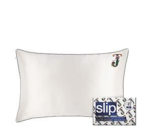 slip pure silk initial collection queen pillowcase - J