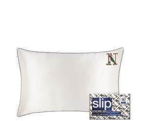 slip pure silk initial collection queen pillowcase - N