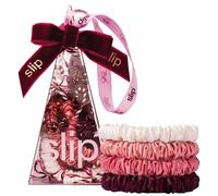 Slip - pure silk skinny scrunchie ornament - candy cane - Hair Ties - silk