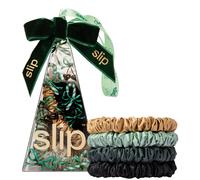 slip Skinny Scrunchies in Sweetie Pie Ornament Packaging: Anti-Crease, Anti-Breakage Slipsilk™ Design Protects Delicate Hair | Includes 4 Pure Silk Scrunchies