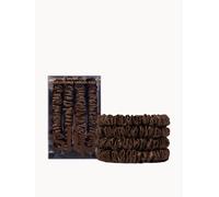 Slip Pure Silk Skinny Scrunchies - Dark Brown