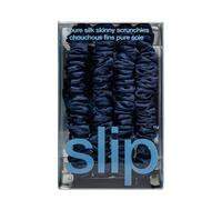 Slip Pure Silk Skinny Scrunchies - Navy