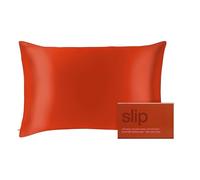 slip Queen Pure Silk Pillow Case - 100% Pure 22 Momme Mulberry Silk - Queen Size Standard Pillow Case - Anti-Aging, Anti-BedHead, Anti-Sleep Crease, Poppy (20" x 30")