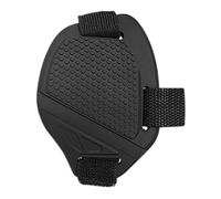 Slip resistant over-pull cushion for motorcycle circuit lever - protection pads with honeycomb pattern for the gear lever - and safe accessories for all motorcyclists