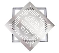 Slip Resistant Stainless Steel Drain Grate with Frame for Outdoor Drainage, Engineered to Provide Reliable Rainwater Management and Safety (300 * 300 * 20 * 2mm)