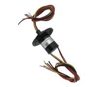 Slip Ring for Aircraft Model Car Model Household Fire Detection Alarm | 4+12 Channels 10 2A Up to 250rpm Gold Contact Customizable for Aircraft Model Car Model Fire Alarm(4-way 10A 12-way 2A)