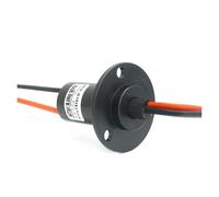 Slip Ring High current power cap type slip ring outer diameter 22mm, 2-way 30A electric rotary adapter, conductive brush