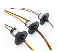 Slip Ring High Current Wind Power Slip Ring 2/3/4 Wires of Dia. 22mm 30mm for 10A 30ACurrent Capsule Sliprings Rotary Unions(22mm 3CH 10A)
