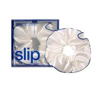 Slip Silk Jumbo Scrunchie, Courtside - Contrast Piping | Gentle on Hair