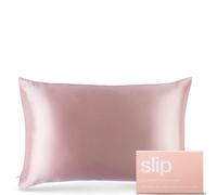 Slip Queen Silk Pillow Cases - 100% Pure 22 Momme Mulberry Silk Pillowcase for Hair and Skin - Queen Size Standard Pillow Case - Anti-Aging, Anti-BedHead, Anti-Sleep Crease, Pink (20" x 30")