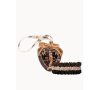 Slip - Pure Silk Skinny Scrunchie Trio Ornament - betty - Hair Ties - silk