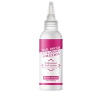 Slip Solution - 5.2 Inch Nail Brush Cleaner, Optimized Glue Processing | Manicure Brush Cleaning Fluid with 120ml Content, Nail Thickening Solution for Home, Beauty Lovers, Salon