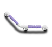 Slip Support Grab Bar, Wall-Mounted Disabled Safety Balance Rod, Bathroom Toilet Handrail, Space Aluminum Shower Handle for Old Man, Child, Pregnant Woman (Color : Purple)