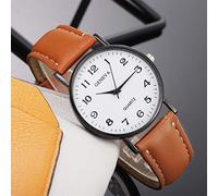 Slip Through Watch Strap Dial Quartz Bracele Casual Women's Watch (White, One Size)