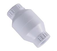 Slip-Type PVC Swing Check Valve Featuring Full Flow Structure and Baffle Stabilization to For Prevent Reverse Flow in Pump and Plumbing Applications (1-1/2 Inch)