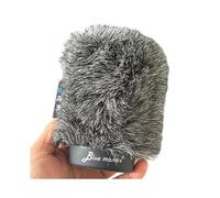 Slip- Windshield Microphone Fur Cover Fliter Interview Mic Outdoor Shortgun for Mic Furry Windscreen 14cm