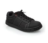 Slipbuster Footwear BB420-39 Safety Trainer Shoe, S1, SRC, Size 39, Black