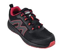 Slipbuster Footwear BB421-41 Mesh Safety Trainer Shoe, SB, FO, SRC, Size 41, Black