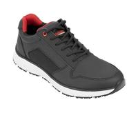 Slipbuster Microfibre Trainer Super Comfort Sole Black - Size 38