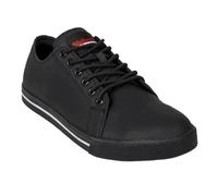 Slipbuster Safety Sneaker - Black Matte Microfibre (Recycled) (Size 44)