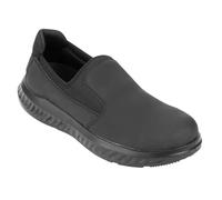 Slipbuster Slip On Shoe Black Steel Toe - Size 37