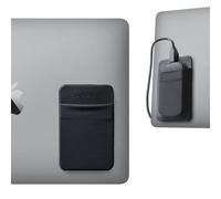 Slipdrive - Portable Hard Drive Sleeve for Laptop - SSD Solid State Drive - Reusable Adhesive - Stick on External Hard Drive Carrying Case - Pocket Pouch (Small, Black)