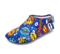 Slipfree Non-Slip Shoes for Girls and Boys. Light, Soft and Comfortable, Unisex Kids Beach Water Shoes with Protective Sole, Ideal for Holiday, Sports and Home. Superhero, Age 3-4 Years