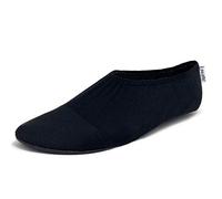 Slipfree Non-Slip Shoes for Women and Men. Light and Comfortable, Barefoot Unisex Adult Beach Water Shoes with Protective Sole. Ideal for Holiday, Sports, Swimming, Yoga and More. (Black, X-Small)