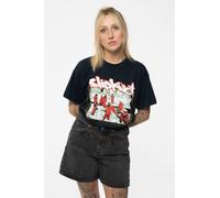 Slipknot 20th Anniversary Red Jump Suits T-Shirt in Navy | Size: Medium Slipknot Navy M