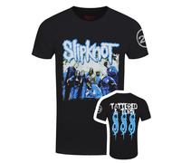 Slipknot 20th Anniversary Tattered & Torn Mens Black T-Shirt