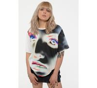 Slipknot Adderall Face Inverted Sublimation Dye Print T-Shirt in White | Size: 2XL Slipknot White 2XL