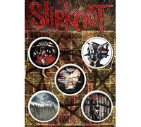 Slipknot Albums 5 x 25mm Badge Pack (rz)