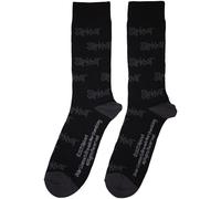Slipknot All Over Print Logos Ankle Socks in Black Slipknot Black One Size