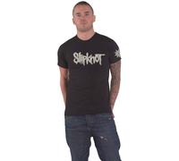 Slipknot Applique Logo & Star T-Shirt in Black | Size: XL Slipknot Black XL