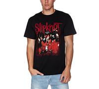 Slipknot T-Shirt Paul Gray Band Logo Official 100% Cotton Men's Black L