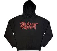 Slipknot Men's Logo Long Sleeve Hoodie, Black, X-large - slipknot hoodie logo hooded top official black mens rock metal stone sour new merch