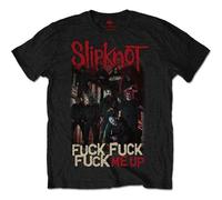 Slipknot Band Logo Masks T-Shirt in Black | Size: Small Slipknot Black S