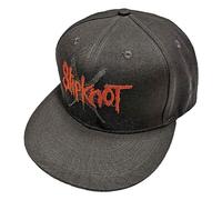 Slipknot Baseball Cap 9 Point Star Band Logo Official Charcoal Snapback One Size