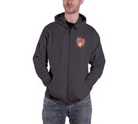 Slipknot Burn Me Away Hoodie in Grey | Size: 2XL Slipknot Grey 2XL