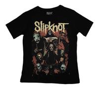 Rock Off officially licensed products Slipknot Come Play Dying Back Print Skinny Fit T Shirt S Black