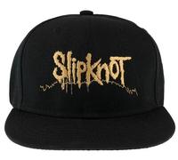 Slipknot - Embroidered Logo Official Licensed Black Snapback Baseball Cap New