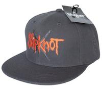Slipknot - Embroidered Logo Official Licensed Grey Snapback Baseball Cap New