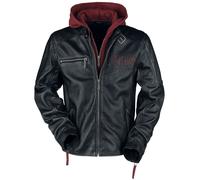 Slipknot EMP Signature Collection Leather Jacket black red L