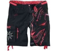 Slipknot EMP Signature Collection Shorts black red L