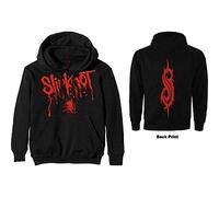 Splatter Band Logo Hoodie Slipknot Black L